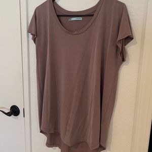 Dusty lavender tissue thin tee